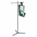 Econoco Shopping Bag Rack with 2 Arms - Chrome EC96507